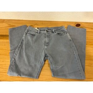 Marine Layer Slim Straight Jeans Mens 34x32 Light Blue Grey Spring 2021 13505